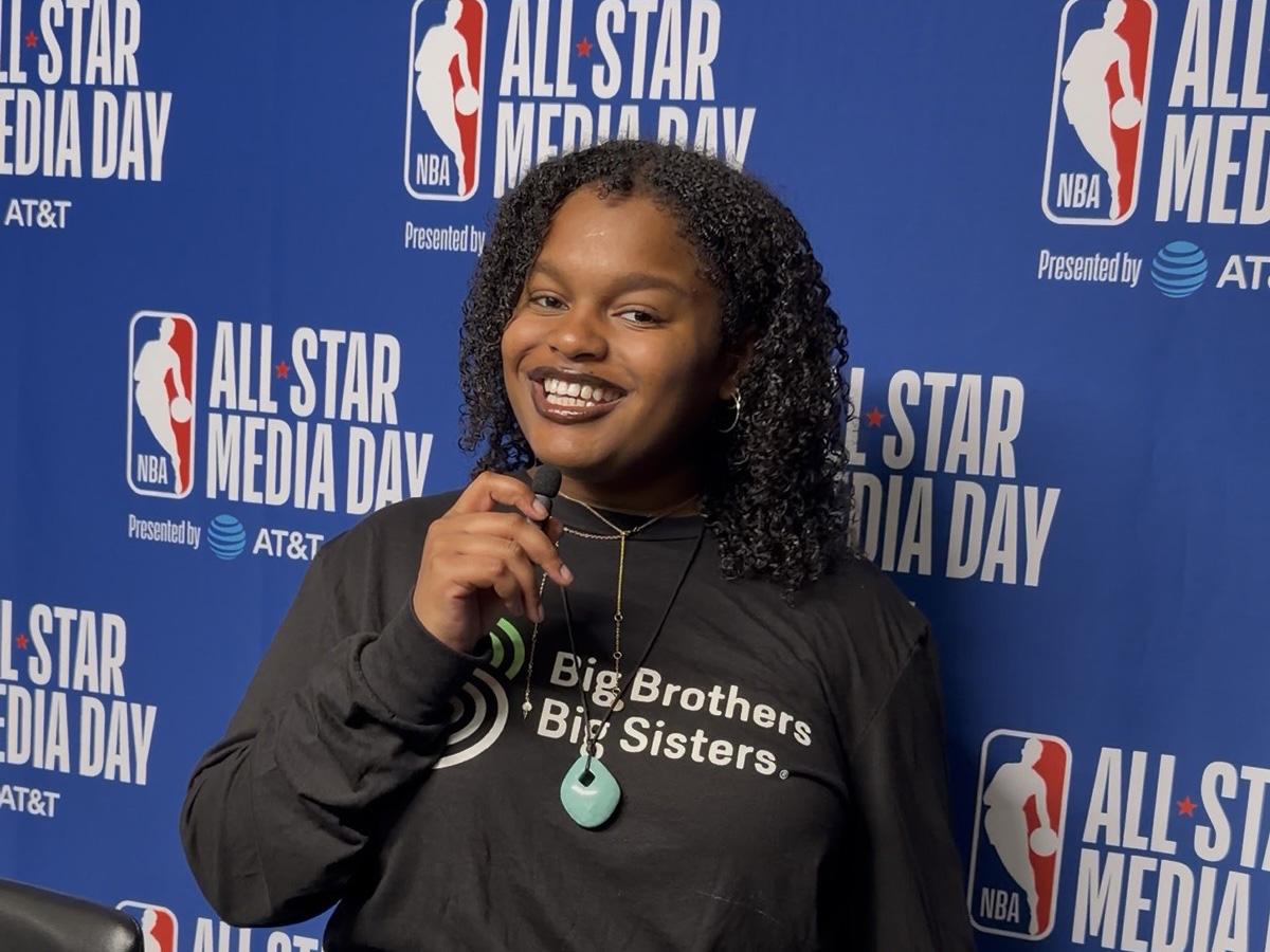 Video: On the Floor at NBA All-Star Media Day